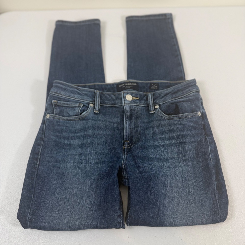 Lucky Brand Lolita Skinny Jeans Womens 6/28 Regular Dark Wash Blue 7WP10326